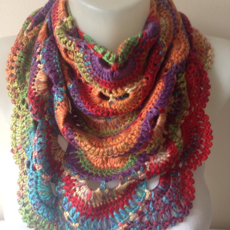 Crochet Scarf Women Etsy