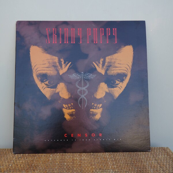 vintage SKINNY PUPPY ~ Censor 80's vinyl record // Extended 12 inch Single Mix // industrial ebm