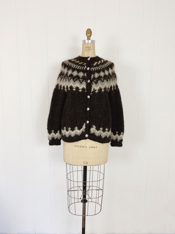Vintage 70’s Icelandic Wool Cardigan