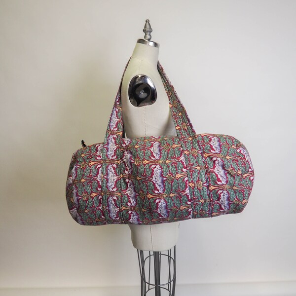 Jugendstil-Reisetasche ~ Jahrgang 80 ist Baumwolle, romanische Grunge gesteppt