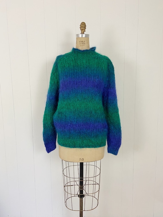 Vintage Handknit Mohair Slouchy Sweater