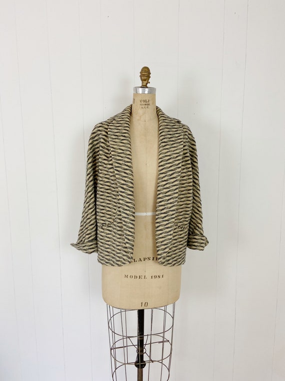 Vintage 50's 60's Wool Swing Coat