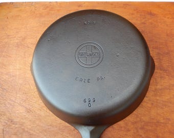 Griswold #6 Cast Iron Skillet - Small Block Logo - Cast Iron Cookware