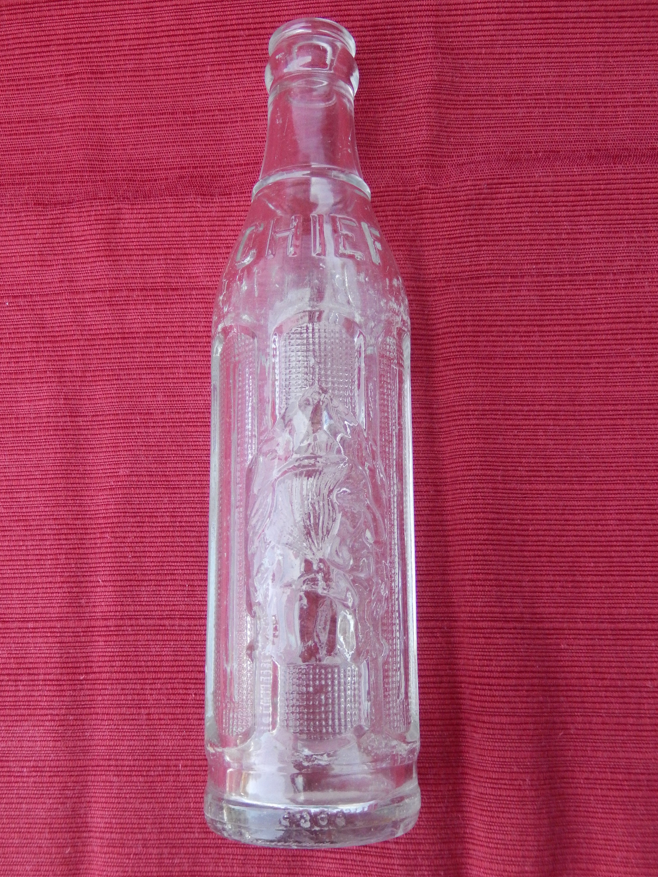 Vintage Double Cola Soda Bottle 12 Oz Embossed Clear Glass Bottle Not to Be  Refilled Collectible Advertising Panchosporch 