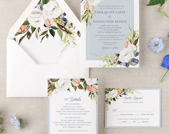 CARMELA | Bilingual Vietnamese Wedding Invitation Suites