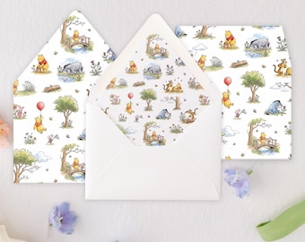 Winnie the Pooh Envelope Liners