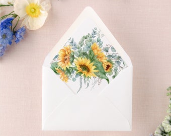 Sunflower Envelope Liner