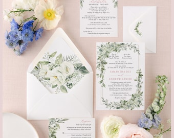 ADELINA | Bilingual Vietnamese Wedding Invitation Suites
