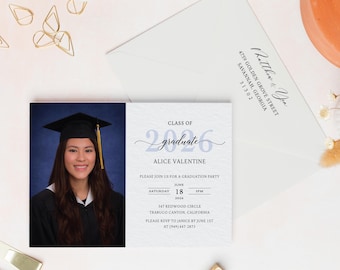 Printed Graduation Party Invitation