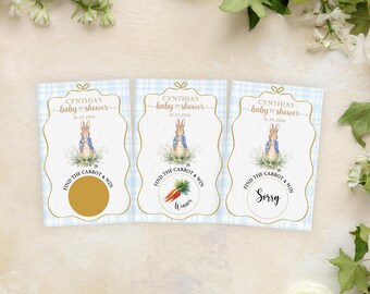 Set of 24 Peter Rabbit Scratch-Off Game Cards