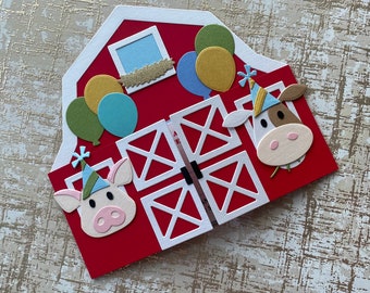 Farm Animals Barnyard Invitations