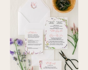 LEILANI | Bilingual Vietnamese Wedding Invitation Suites