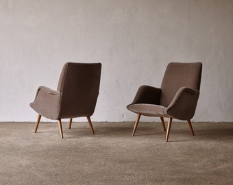 Carlo de Carli Model 806 Chairs, Produced by Cassina, Italy, 1950s