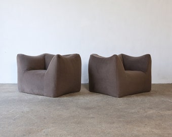 Mario Bellini Le Bambole Lounge Chairs, B&B Italia, 1970s