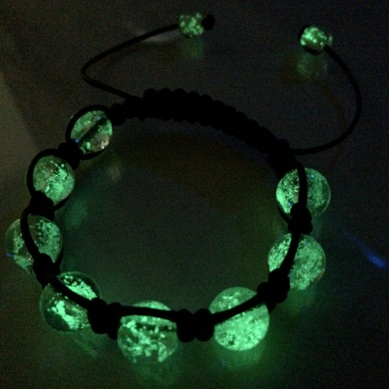 Glow in the Dark Bracelet Glow in the Dark Jewelry Shamballa - Etsy