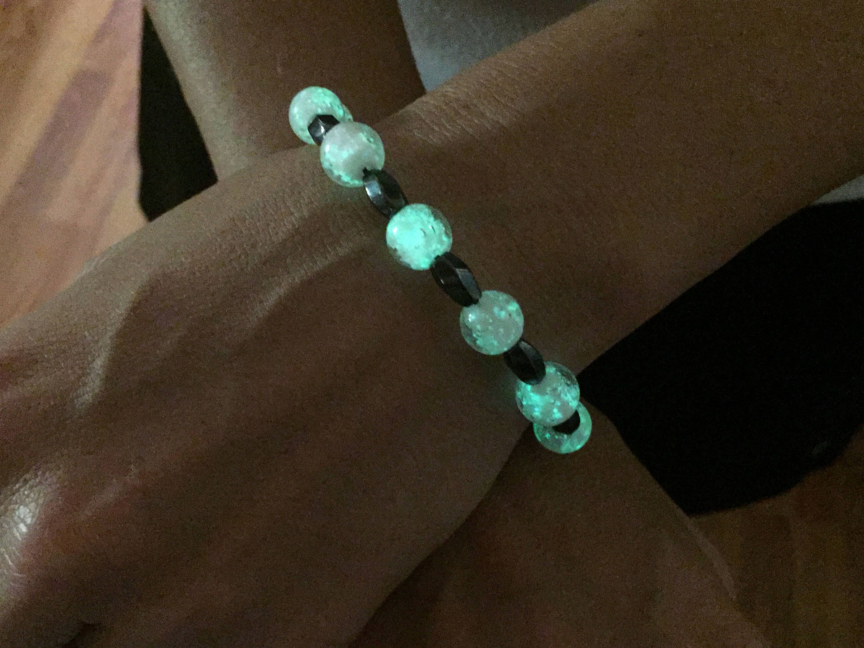 Glow in the Dark Bracelet Glow in the Dark Jewelry Gift | Etsy