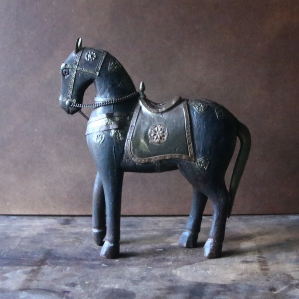 Bastone Da Passeggio, Testa Di Cavallo - Legno, Ottone