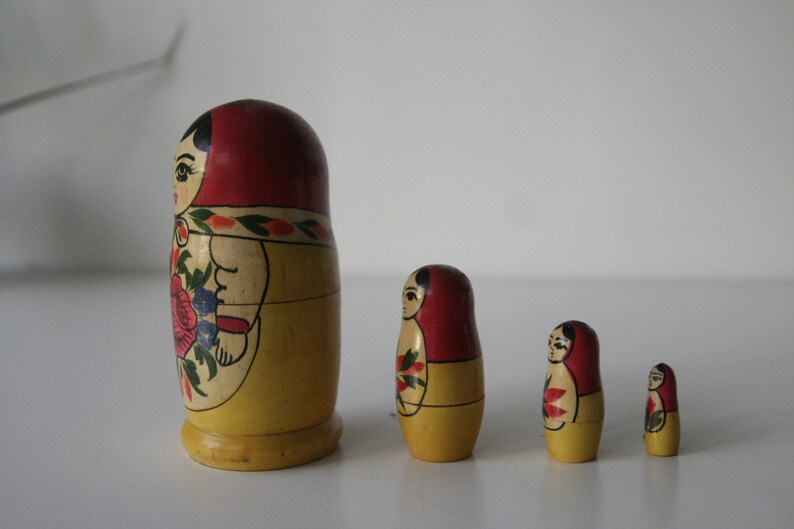 Russian matryoshkas, different matryoshkas, 4 dolls, matryoshka, Russian dolls, set 3 1 the big image 3