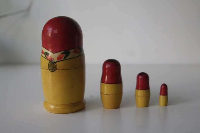 Russian matryoshkas, different matryoshkas, 4 dolls, matryoshka, Russian dolls, set 3 1 the big image 4