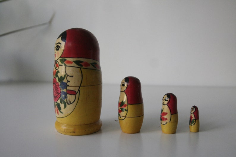 Russian matryoshkas, different matryoshkas, 4 dolls, matryoshka, Russian dolls, set 3 1 the big image 5