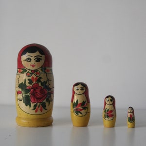 Russian matryoshkas, different matryoshkas, 4 dolls, matryoshka, Russian dolls, set 3 1 the big image 6