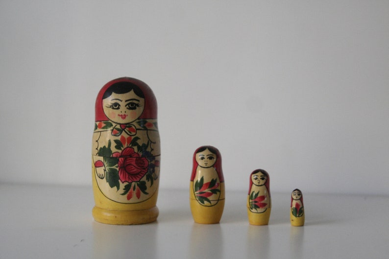 Russian matryoshkas, different matryoshkas, 4 dolls, matryoshka, Russian dolls, set 3 1 the big image 6