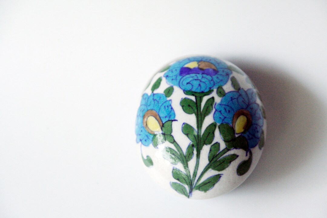 Turkish Oval Box in Light Gray Stone Container With Turkish - Etsy