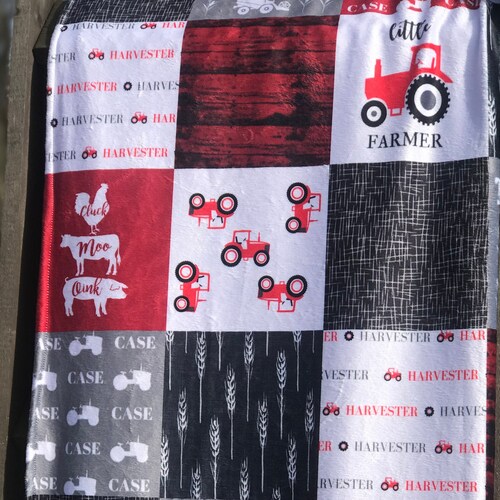 Tractor Crib Bedding Tractor Baby Bedding Case IH Baby Etsy