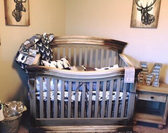 rustic baby bed
