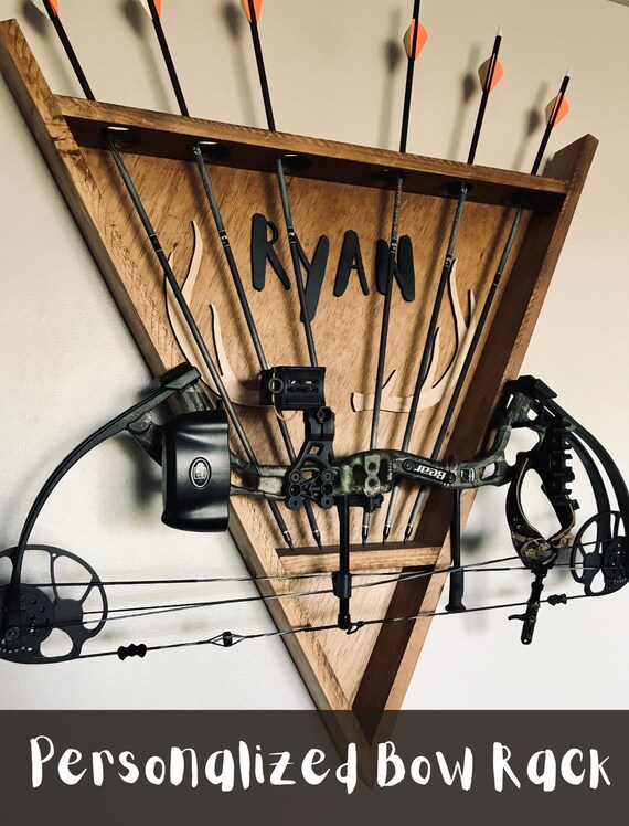 Personalized Bow Rack Bow Rack Compound Bow Rack Bow Etsy
