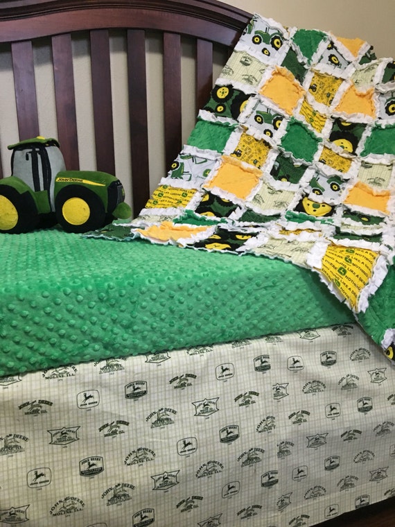 john deere crib bedding