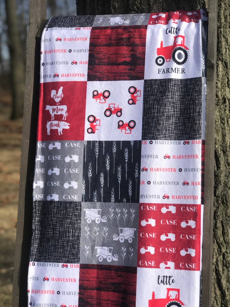 Tractor Crib Bedding Tractor Baby Bedding Case IH Baby Etsy