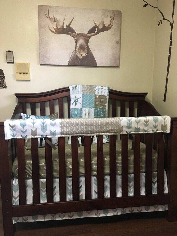 baby boy fishing crib bedding