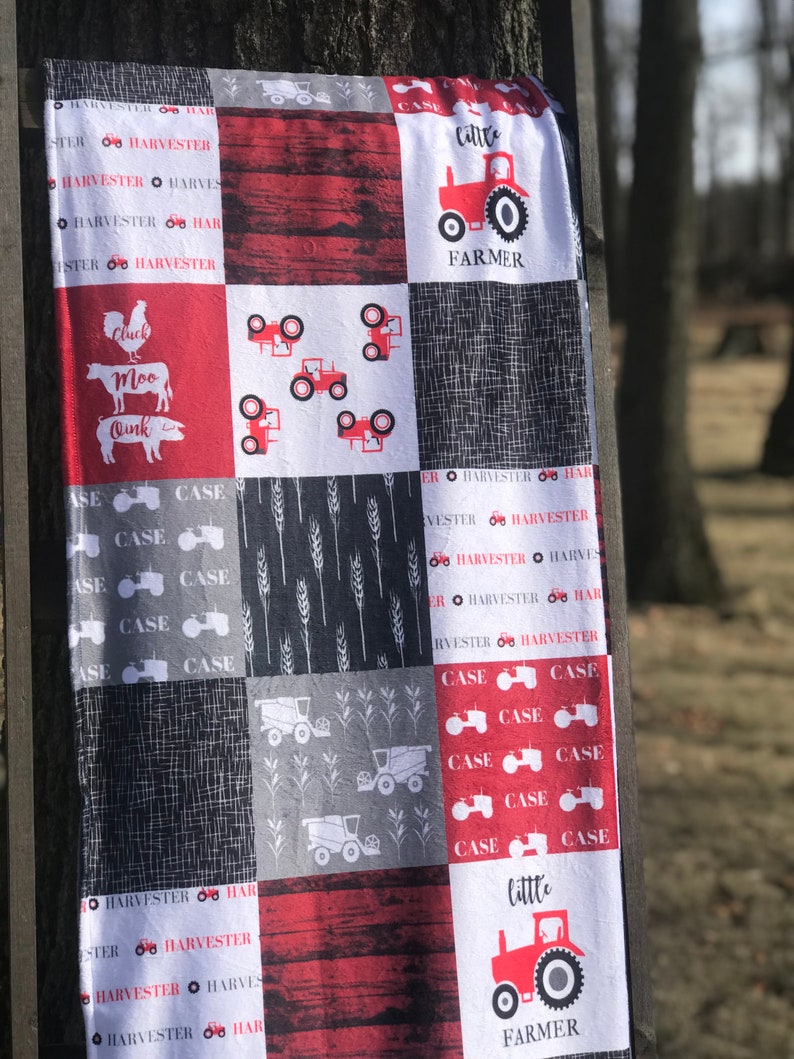 Tractor Crib Bedding Tractor Baby Bedding Case IH Baby Etsy