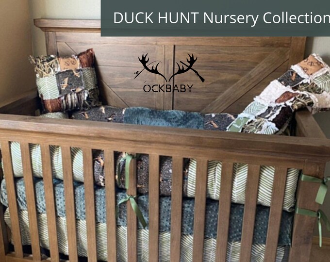 DUCK HUNT Custom Baby Bedding and Nursery Sets Hunting Baby Etsy