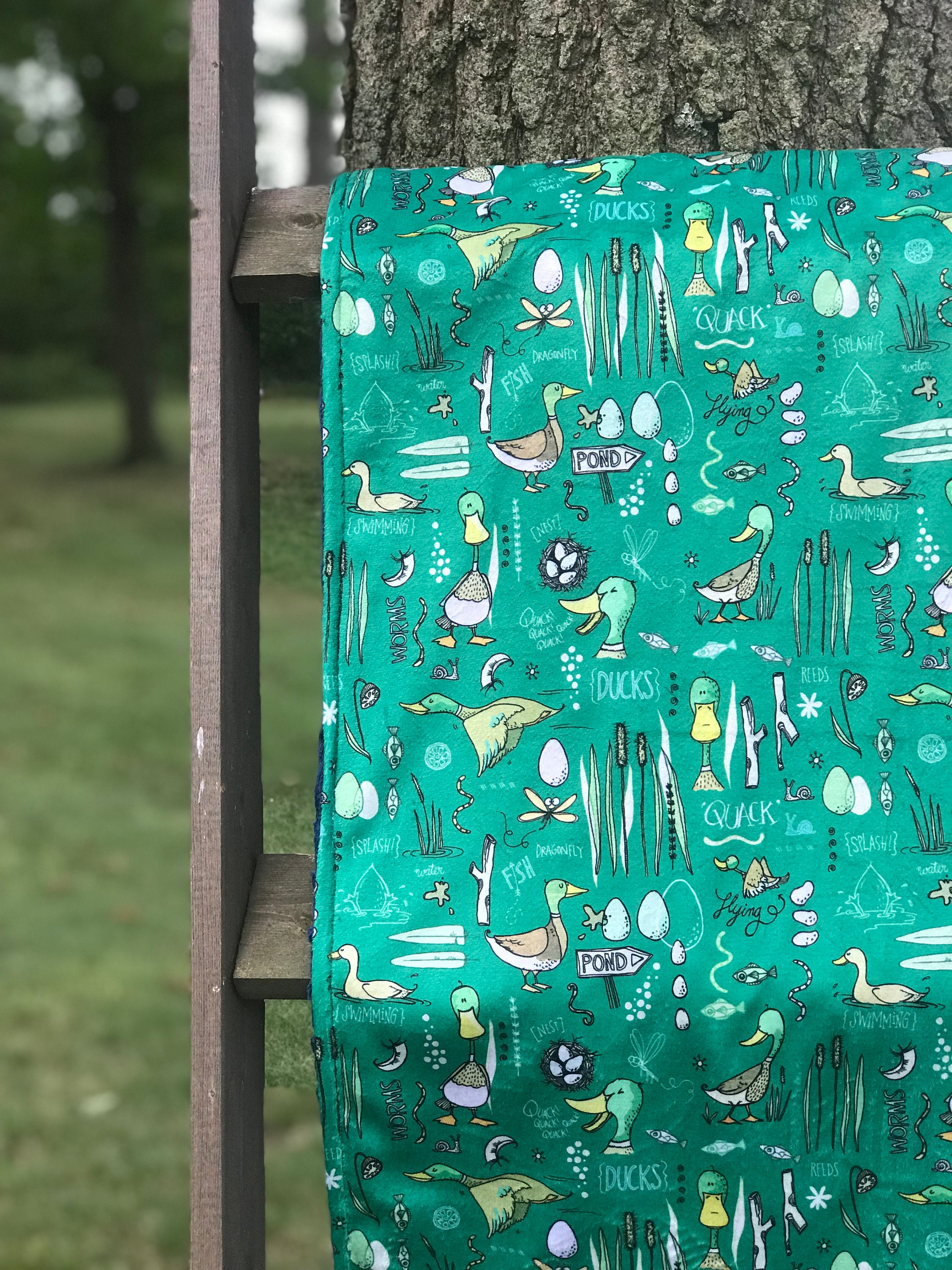 Duck hunting baby blanket duck minky blanket duck hunting Etsy