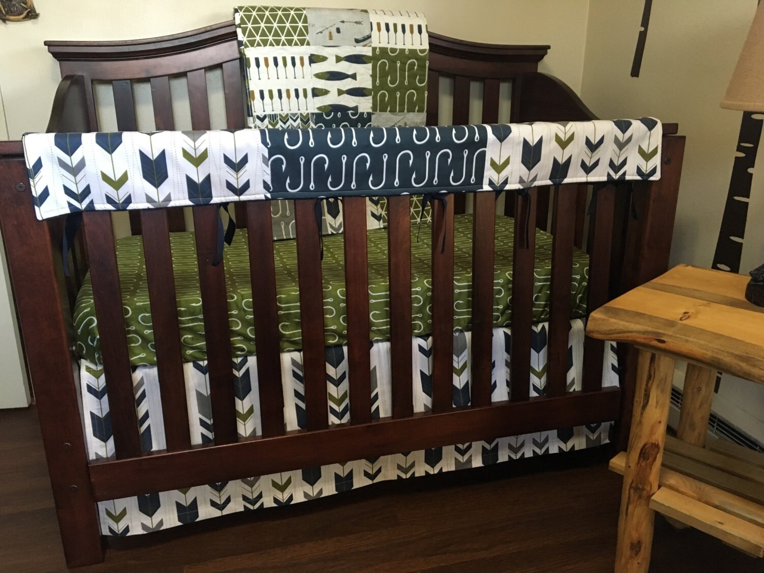 fish crib bedding