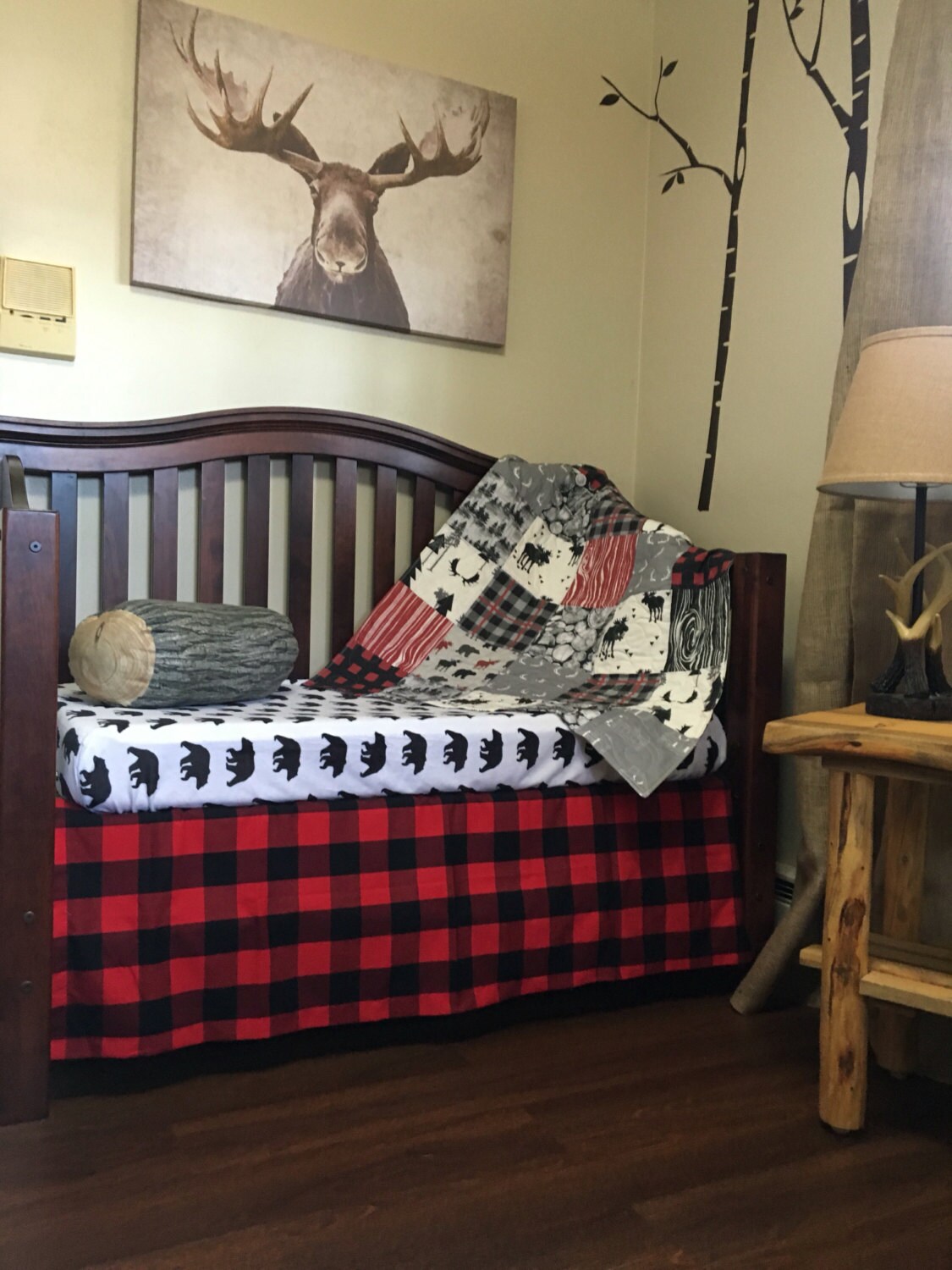 lumberjack nursery bedding