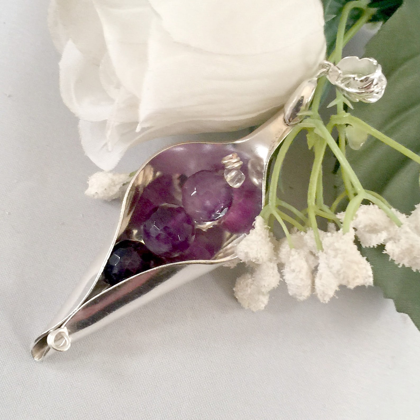 Antique Spoon Jewelry Gift for Her Handmade Spoon Pendant Etsy