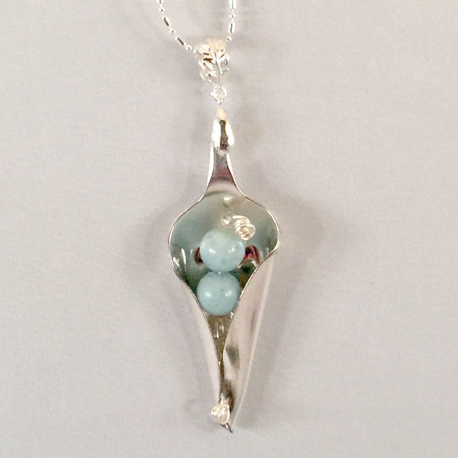 Vintage Spoon Necklace Upcycled Silverware Jewelry Necklace Etsy