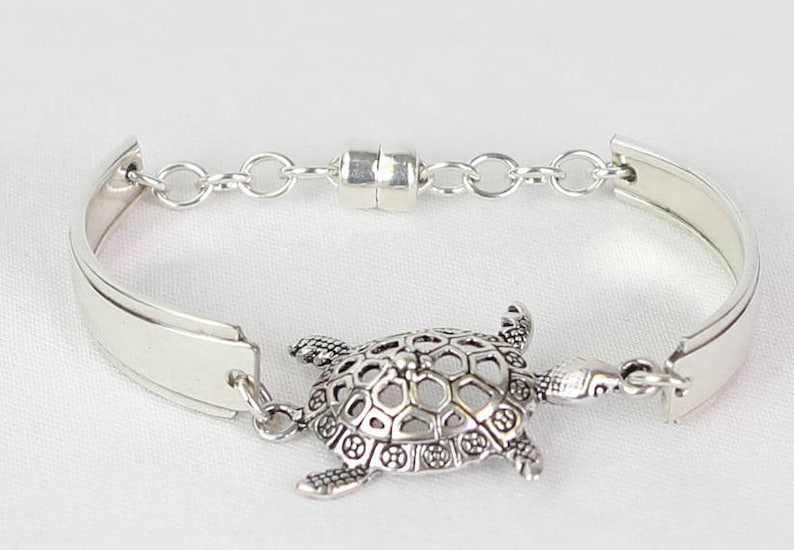 Vintage Silverware Jewelry With Sea Turtle Bracelets for Women - Etsy