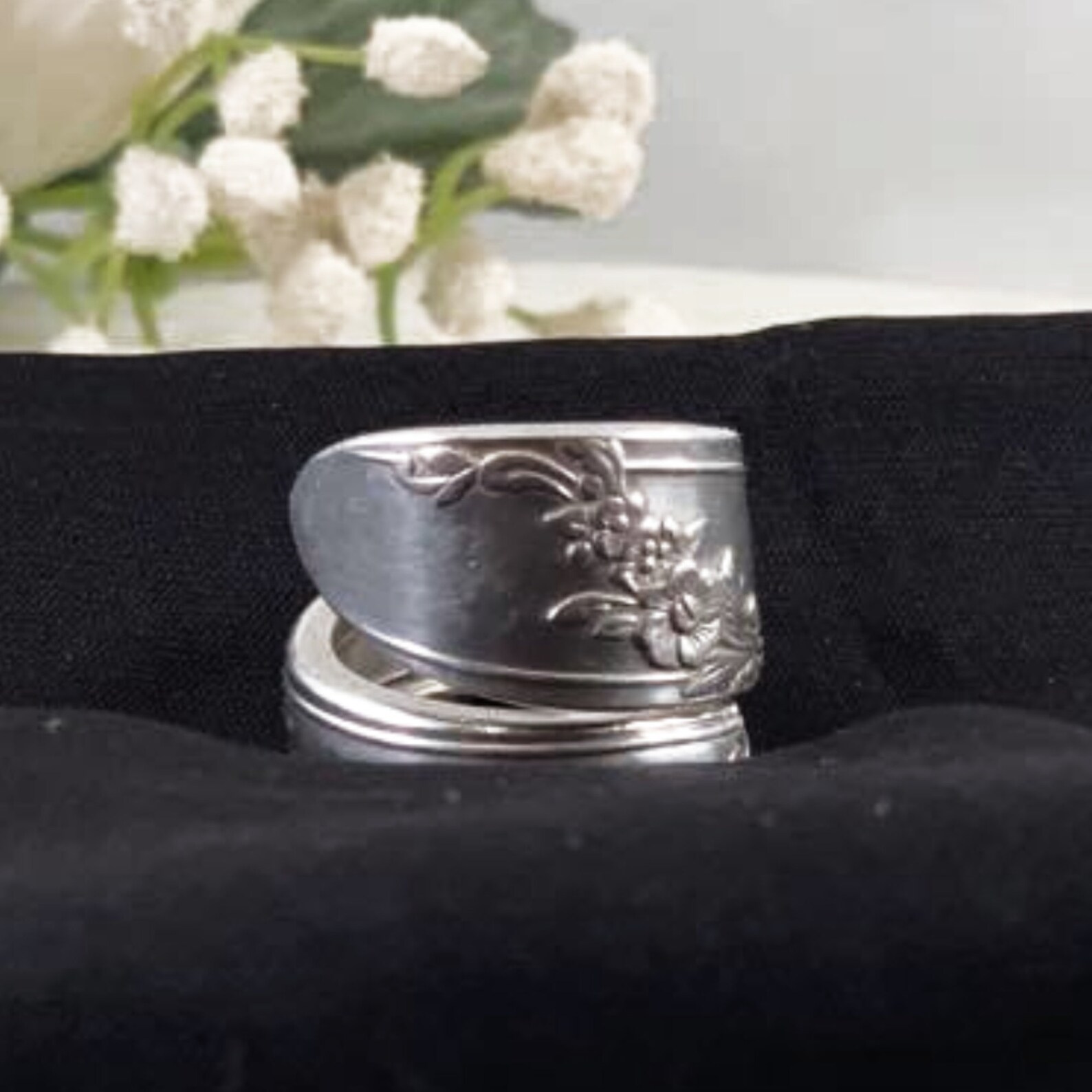 Queen Bess Antique Spoon Rings for Women, Spoon Jewelry Gift for ...