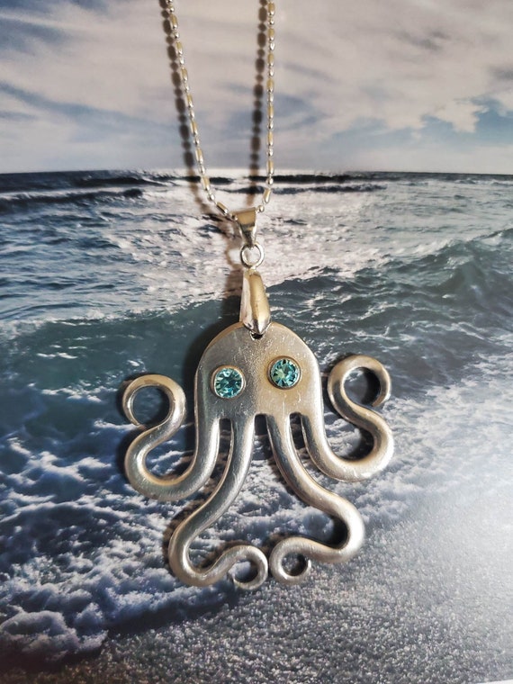 Octopus fork necklace deals