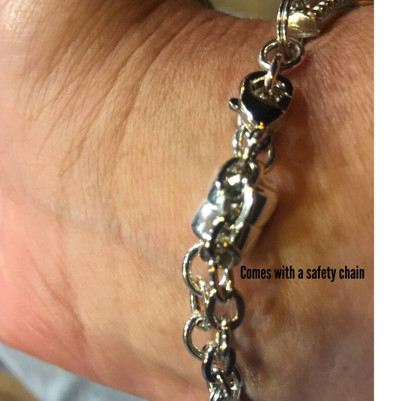 Rose Charm Bracelet Statement Jewelry for Mother/'s Gift Vintage Silverware Jewelry for Women Unique Spoon Jewelry Spoon Bracelet for Mom