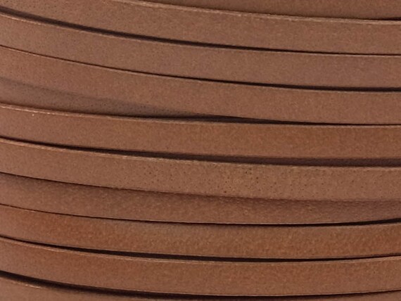 50 Yards Saddletan Calf Leather Lace 3//32/"