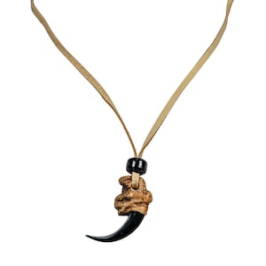 Realistic Iroquois &quot;Eagle Claw&quot; Necklace: 1-Claw (368-301-G6167) 9UC1