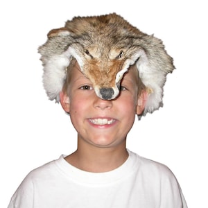 Authentic Real Coyote Halloween Face Mask (17-Mask-05) Y2J