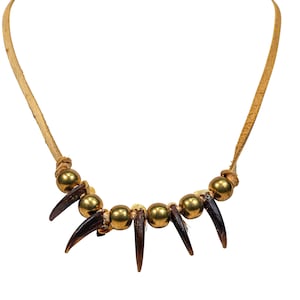 Real Coyote Claw Necklace: 5-claw (560-605) Y2K