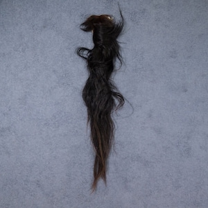 Tanned Horse Tail: Black with Red (18-06T-G14) Y1H