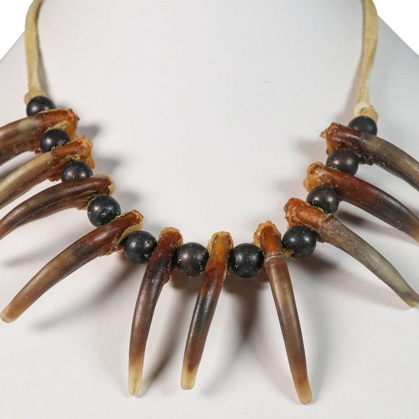 Real 10-Claw North American Badger Necklace (560-710) Y1J